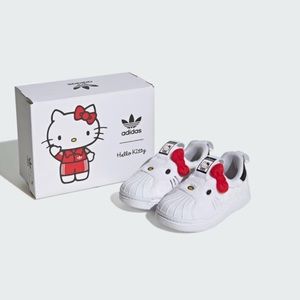 Girls adidas hello kitty slip on sneakers size 7